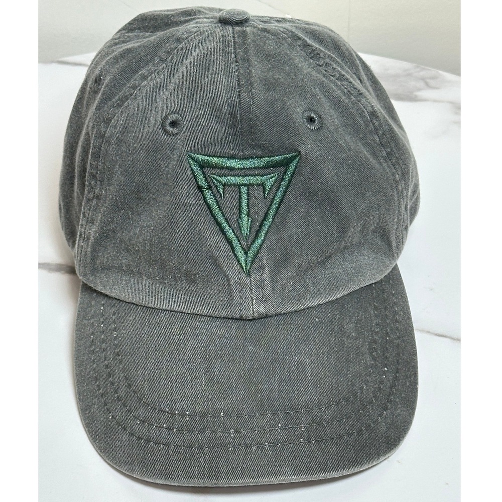 Adams New York Paris Milan Upscale Fashion Headwear Baseball Cap Gray Denim